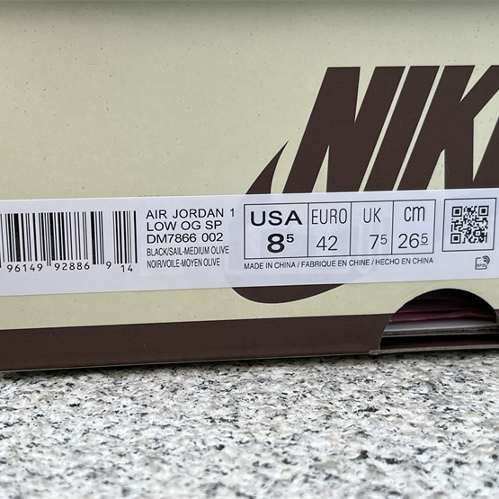 Travis Scott x Air Jordan 1 Low OG Sneaker DM7866-002<br>
 - EUR FASHION