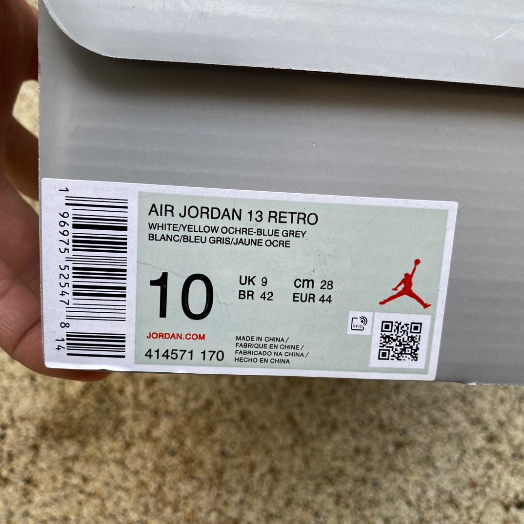 Air Jordan 13 „Blue Grey“ Sneakers 414571-170<br>
 - EUR FASHION