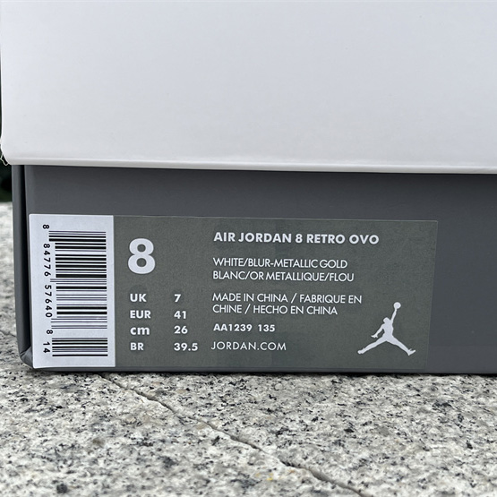 Air Jordan 8 Retro OVO Sneakers     AA1239-135 - EUR FASHION