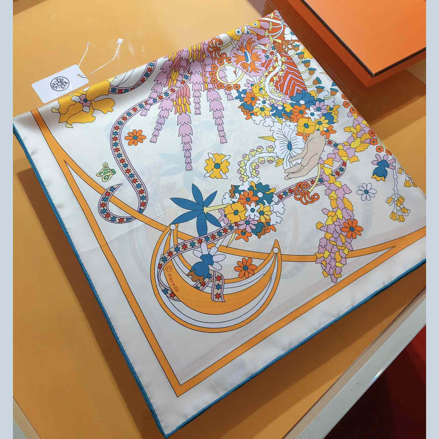 Hermes La Danse Du Printemps Scarf   90cm - EUR FASHION