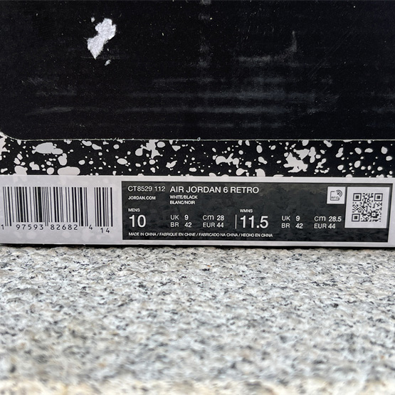 Air Jordan 6 „Reverse Oreo“ Sneaker CT8529-112<br>
 - EUR FASHION