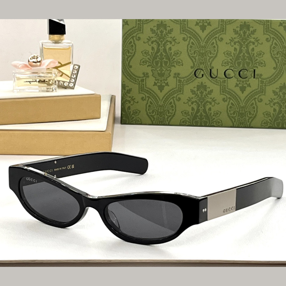 Gucci-Sonnenbrille mit Cat-Eye-Rahmen und Logo-Gravur GG1635S<br>
 - EUR FASHION