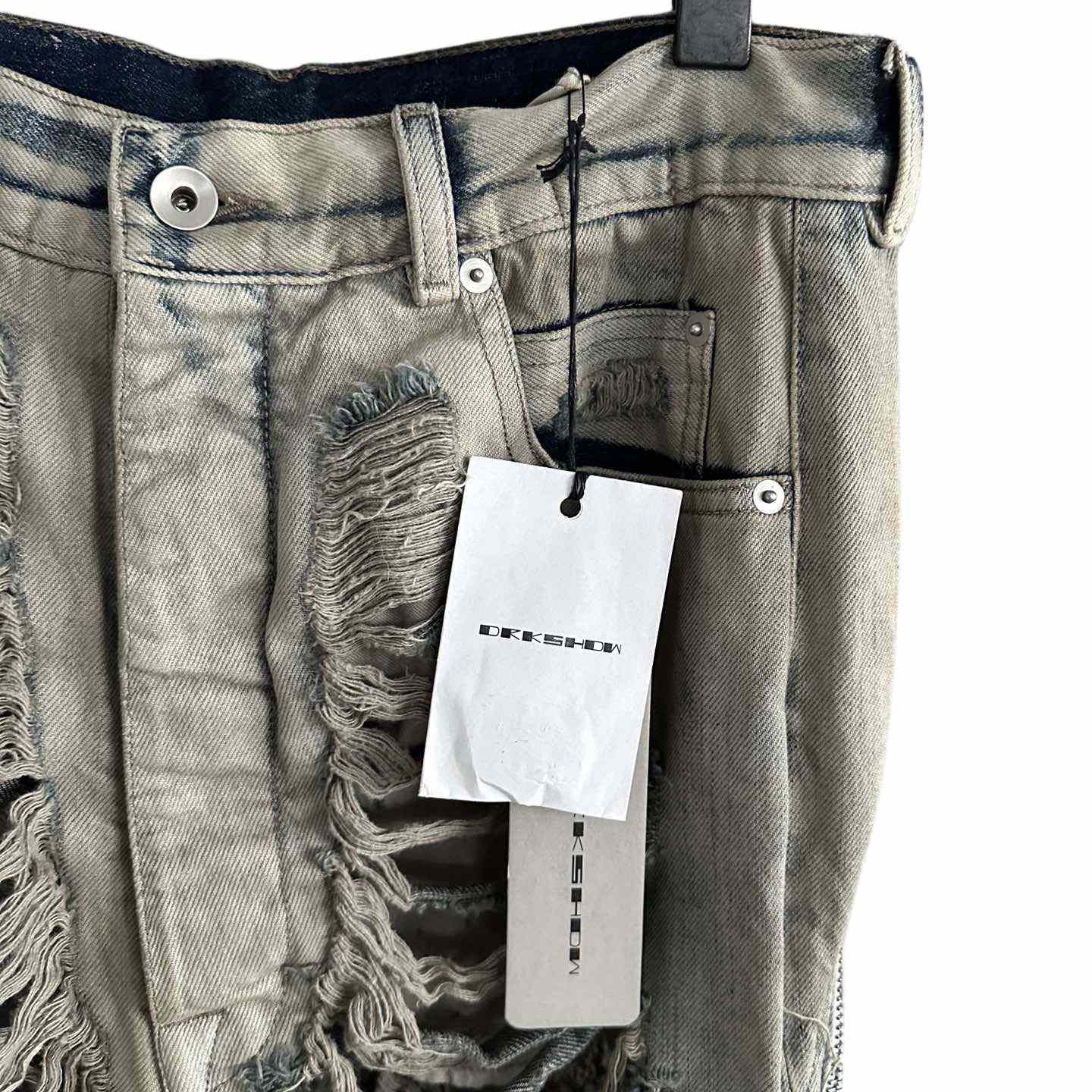 Rick Owens Distressed-finish Slim-cut Jeans - EUR FASHION