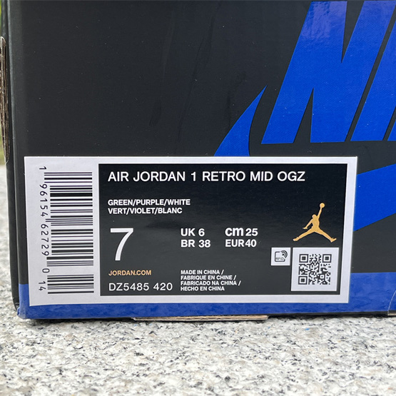 Zion Williamson x Air Jordan 1 OG „Voodoo“ Sneaker DZ5485-420<br>
 - EUR FASHION