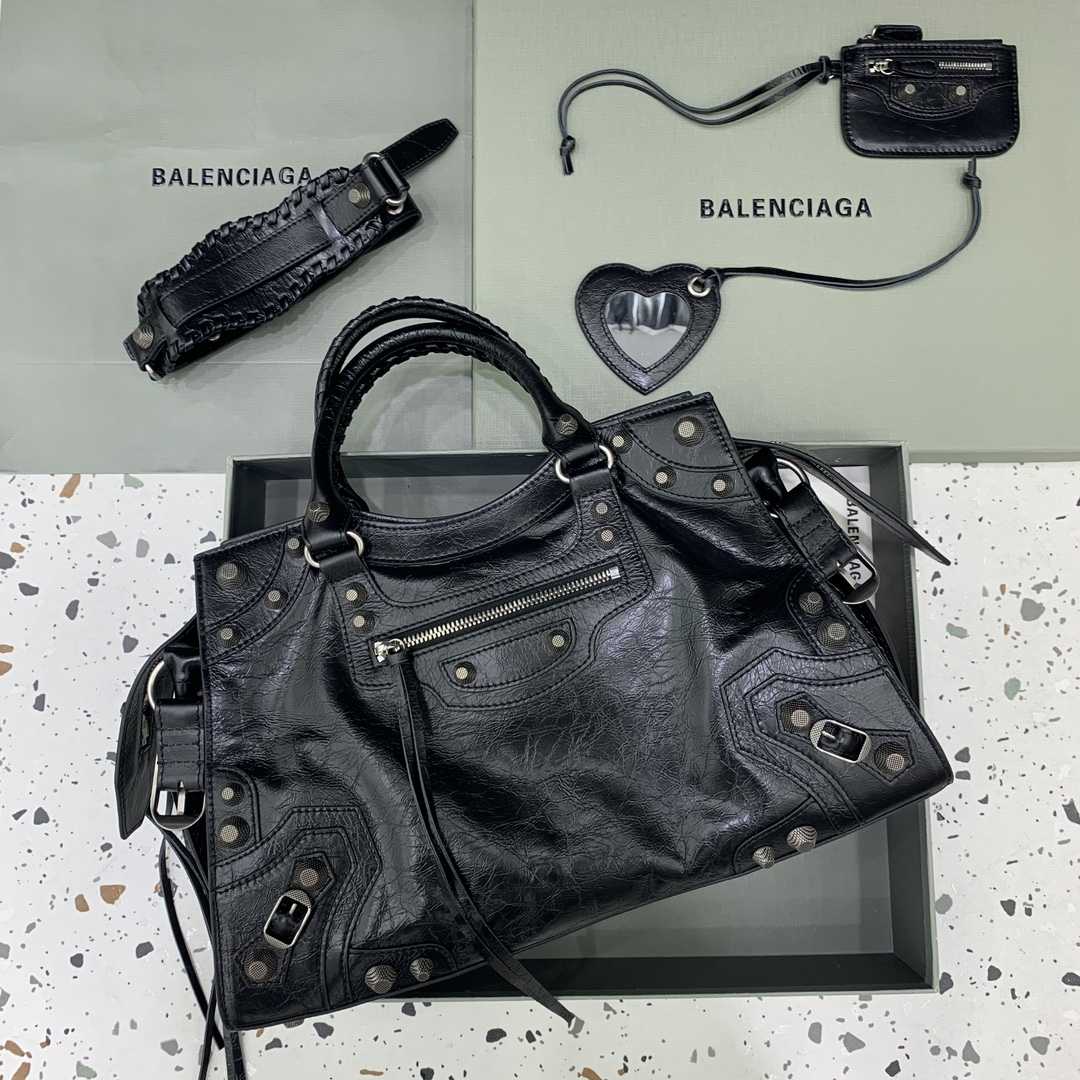 Balenciaga Neo Cagole City Handtasche in Schwarz<br>
 - EUR FASHION