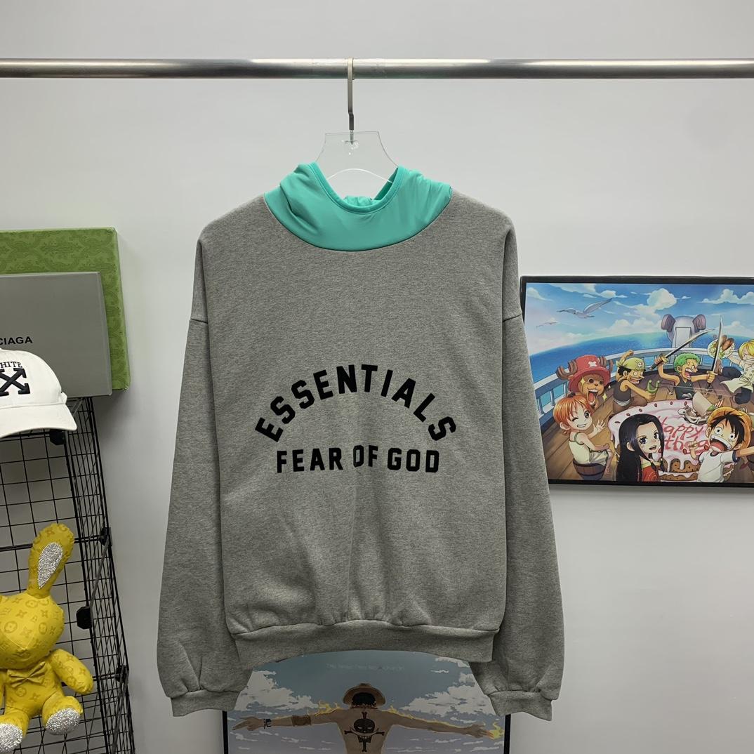 Fear Of God Essentials Kapuzenpullover mit Logo-Print<br>
 - EUR FASHION