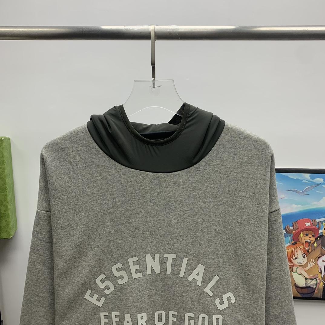 Fear Of God Essentials Kapuzenpullover mit Logo-Print<br>
 - EUR FASHION