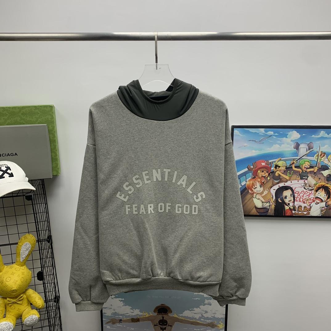 Fear Of God Essentials Kapuzenpullover mit Logo-Print<br>
 - EUR FASHION