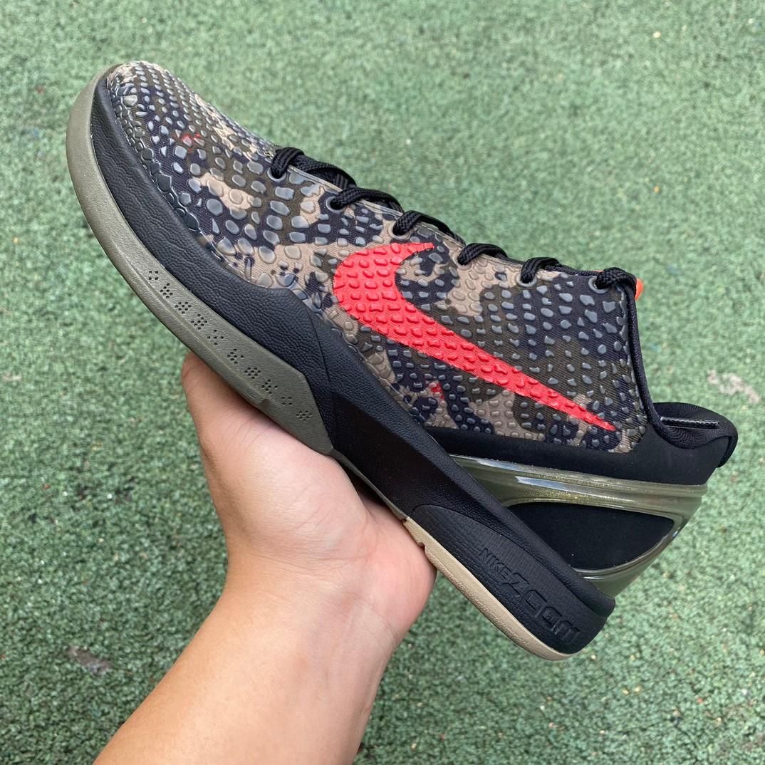 Nike Zoom Kobe 6 Italian Camo Crimson Black Sneakers<br>
 - EUR FASHION