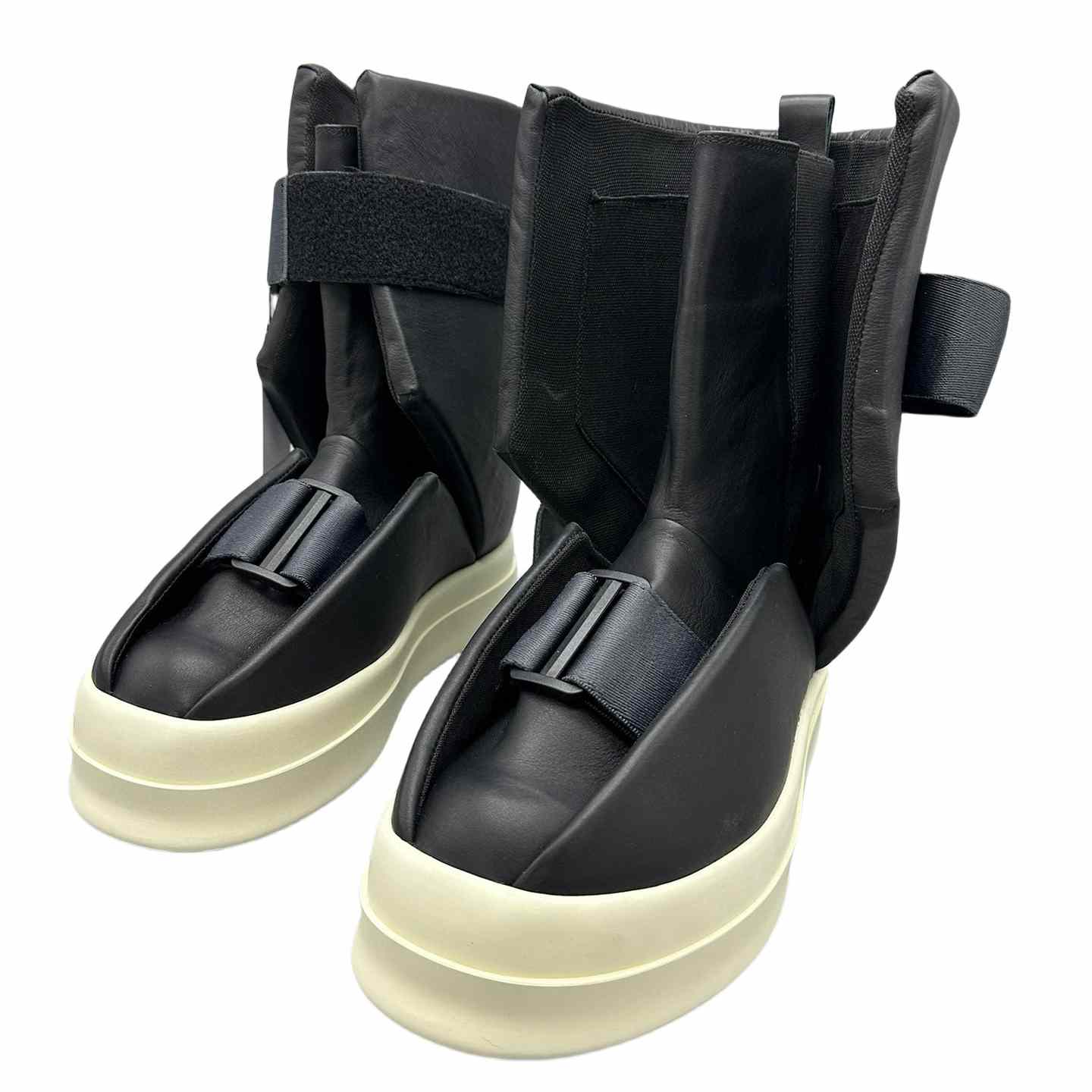 Rick Owens Splint High-Top-Sneaker aus Leder<br>
 - EUR FASHION