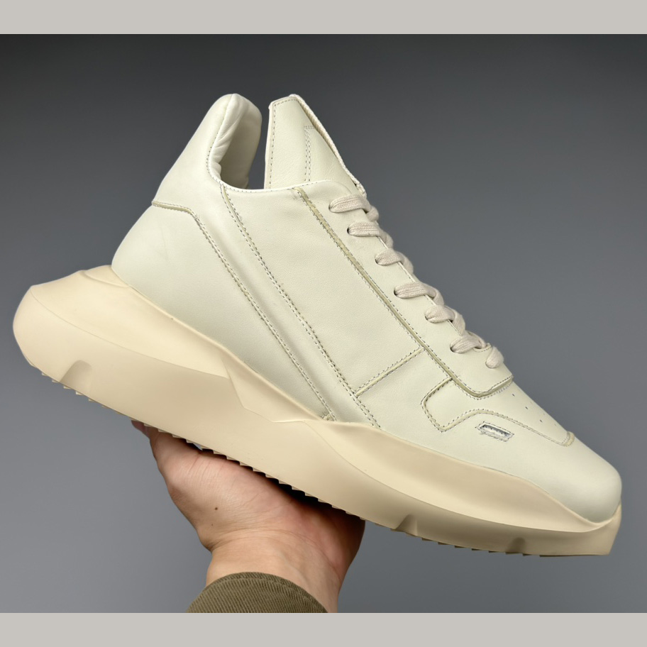 Rick Owens Geth-Ledersneaker<br>
 - EUR FASHION