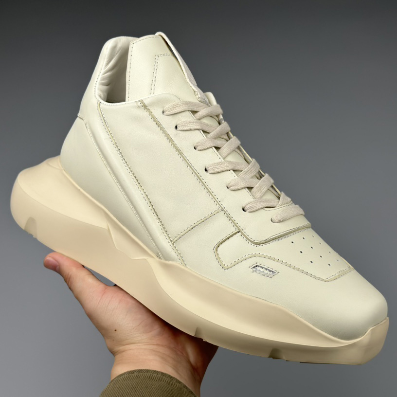 Rick Owens Geth-Ledersneaker<br>
 - EUR FASHION