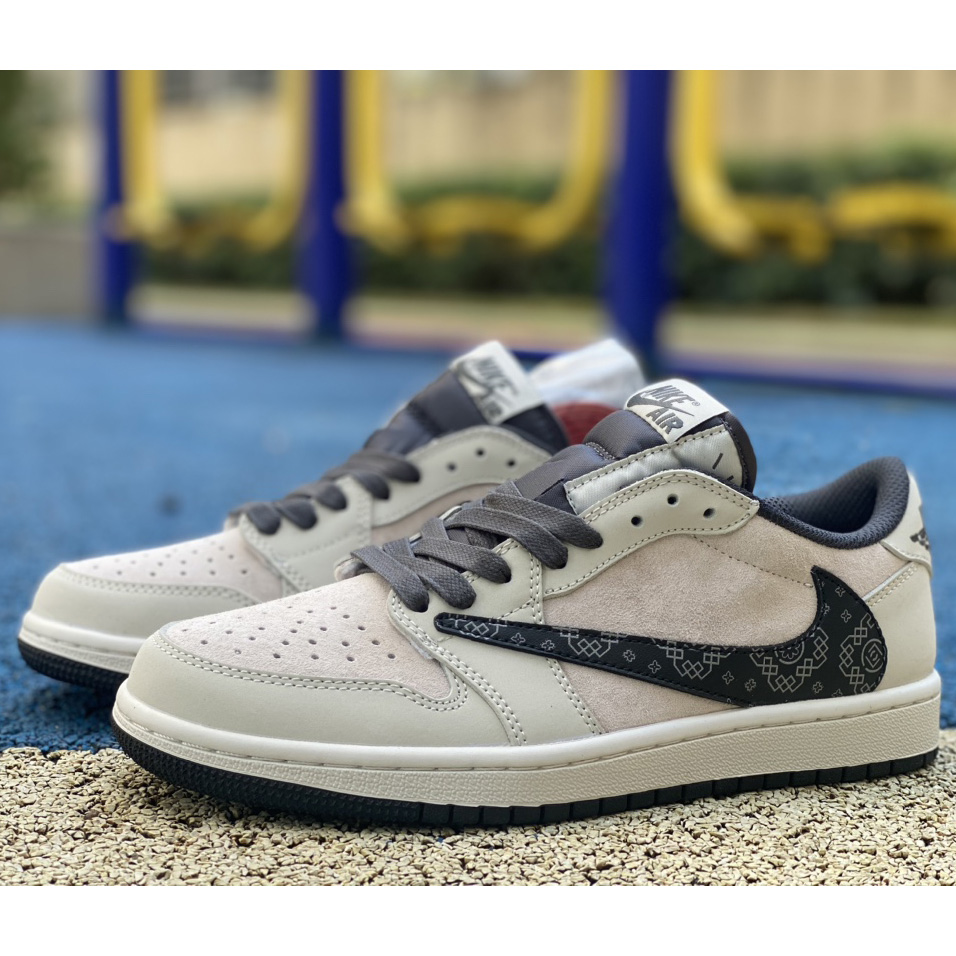 Tracis Scott x Air Jordan 1 Low Golf Sneaker   DZ4137-708 - EUR FASHION