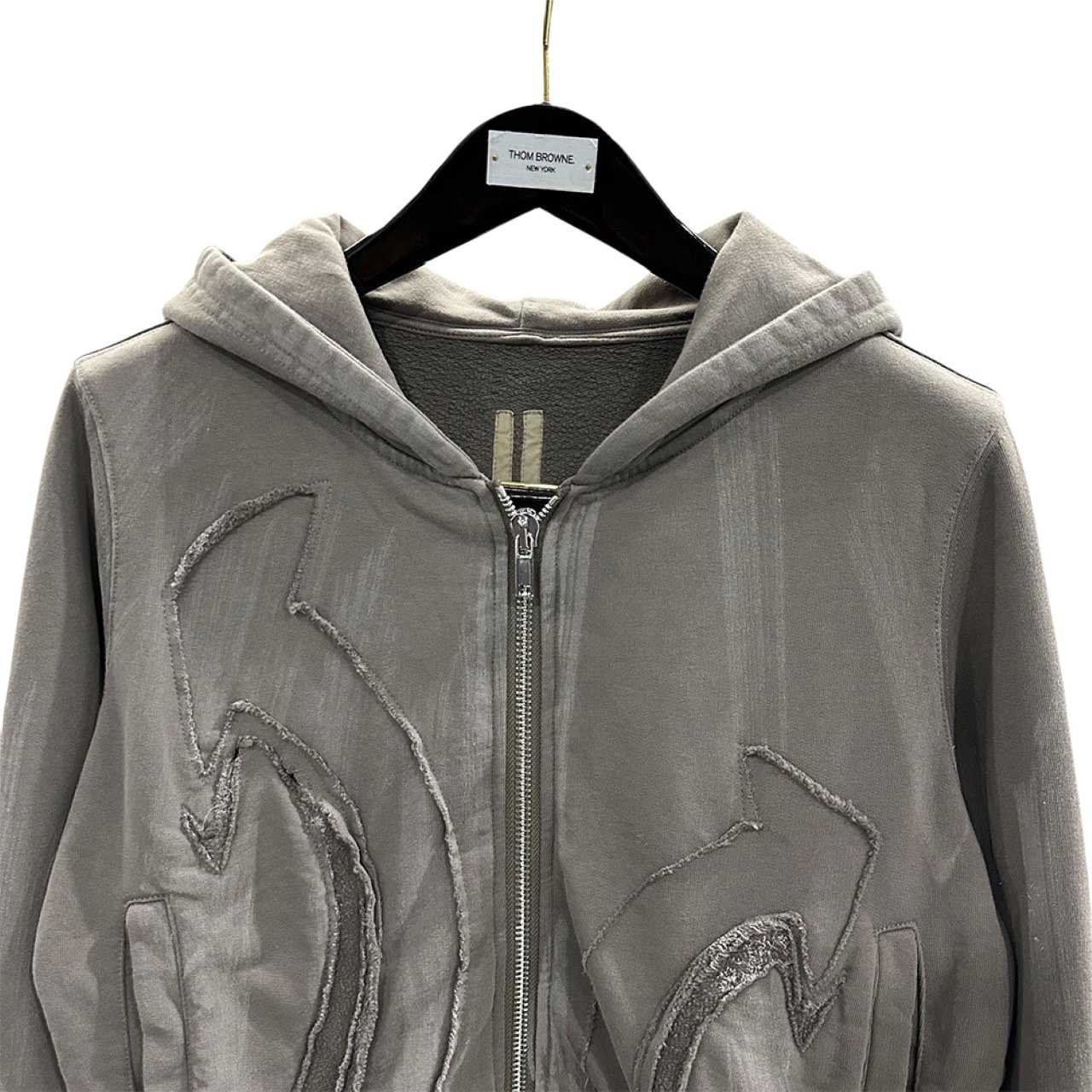 Rick Owens Drkshdw Cropped Zip-up Hoodie - EUR FASHION