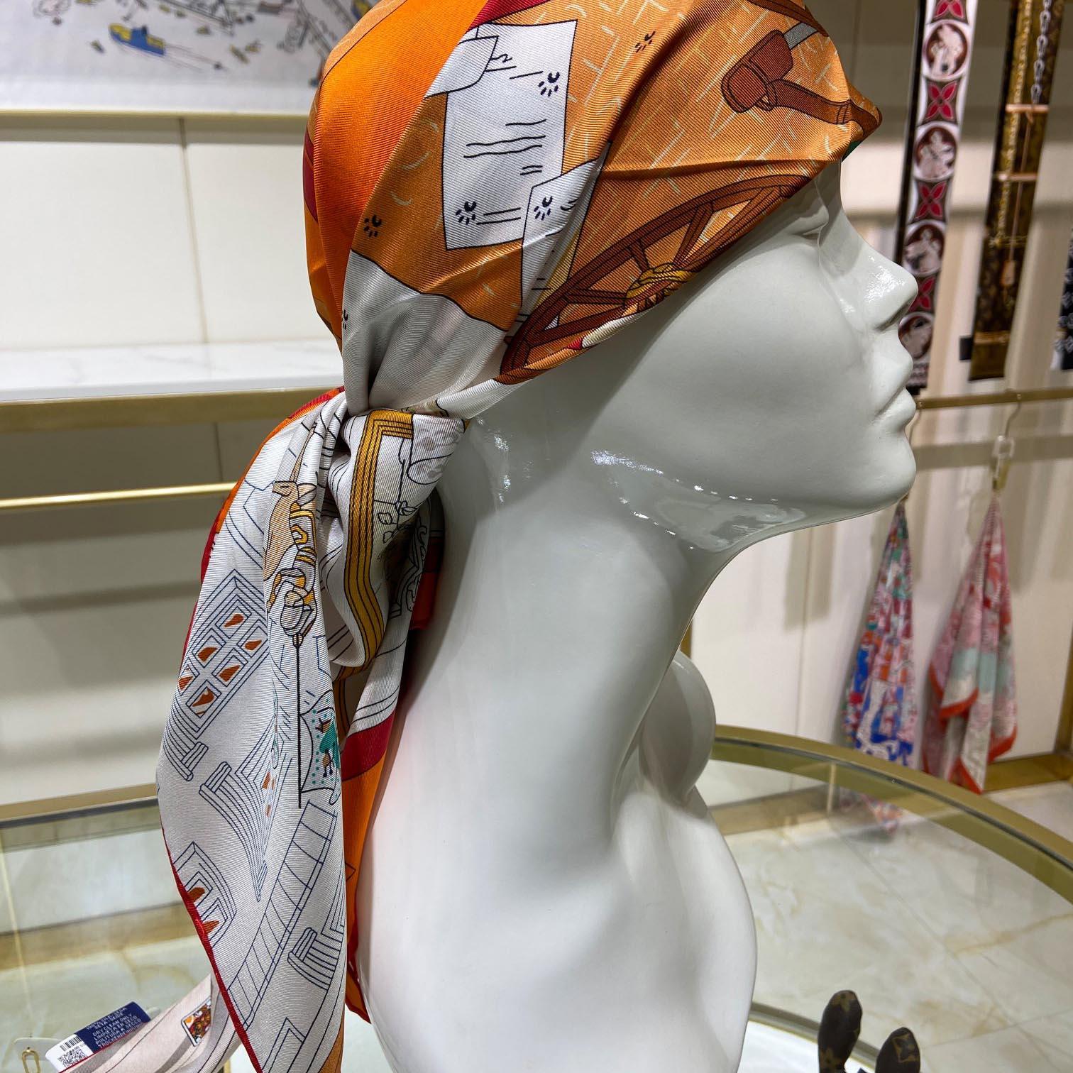 Hermes Mystere Au 24 Scarf 90 - EUR FASHION