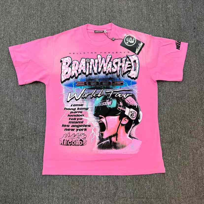 Hellstar Brainwashed World Tour Tee - EUR FASHION