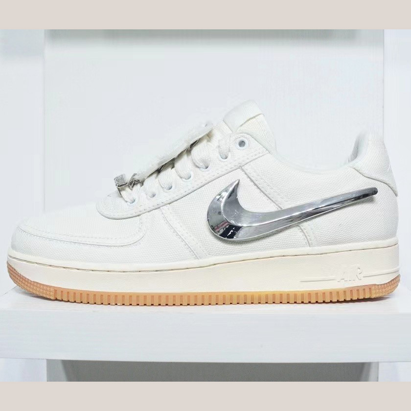 Travis Scott x NK Air Force 1 Sneaker    AQ4211-101  - EUR FASHION