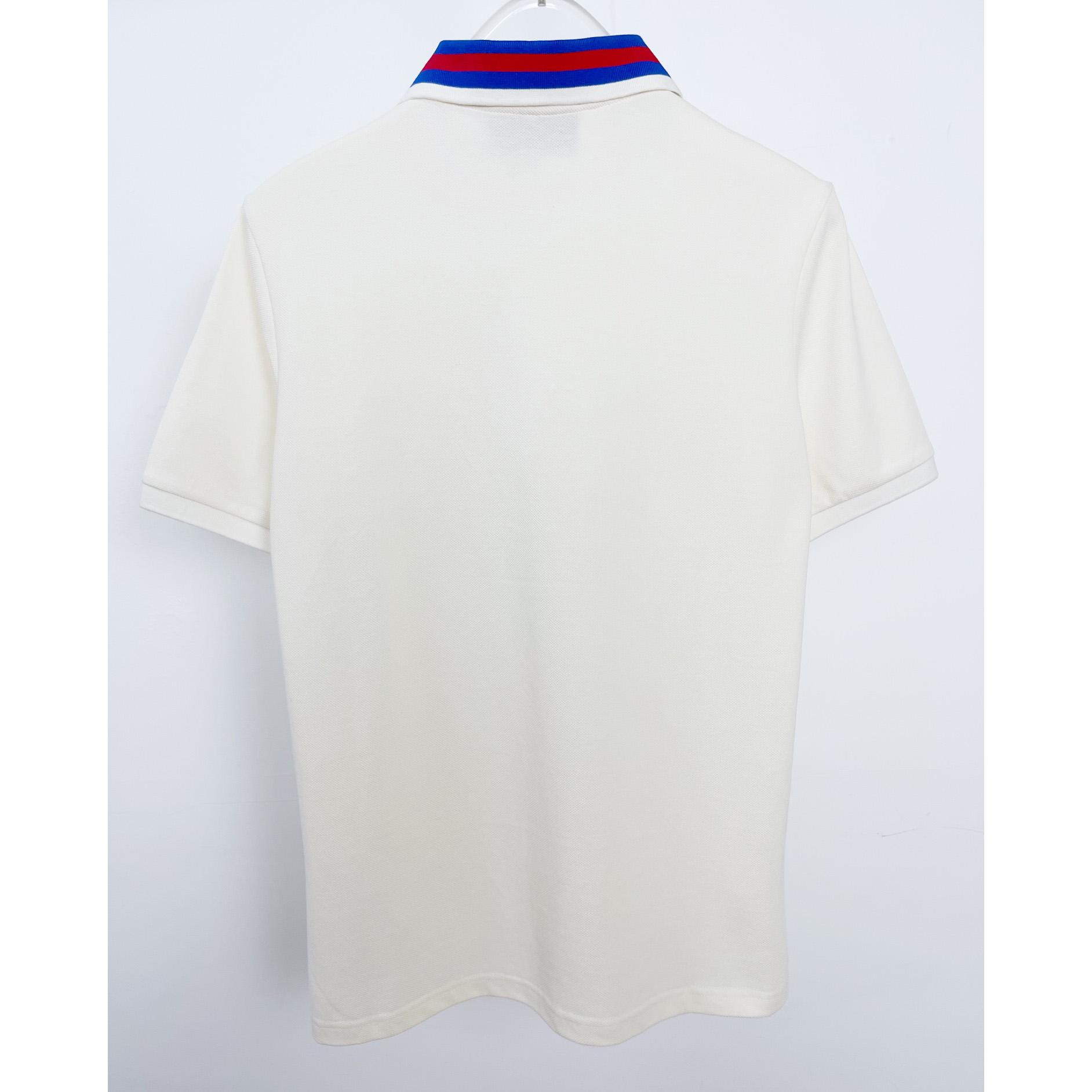 Gucci Cotton Piquet Polo With Web Collar - EUR FASHION