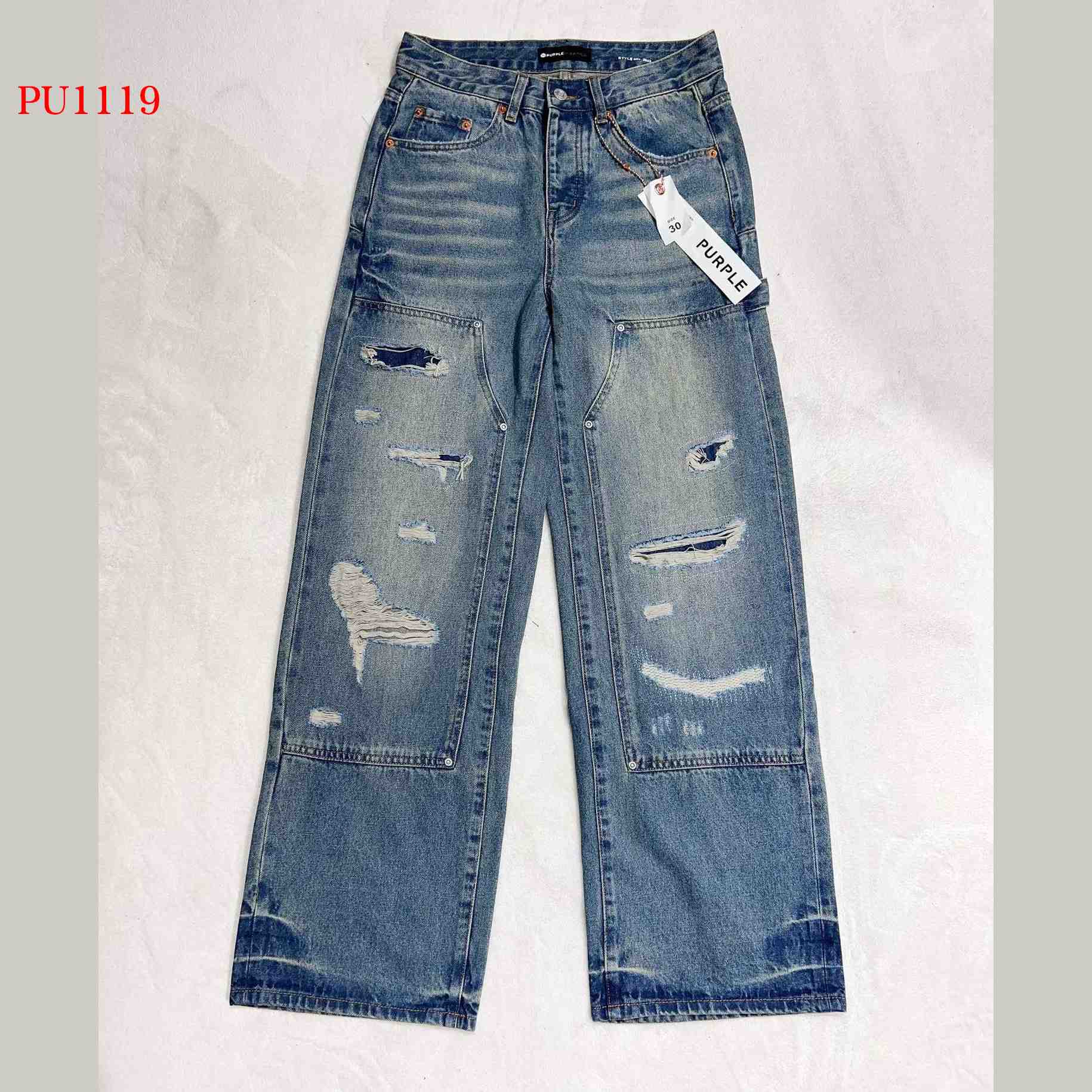 Purple-Brand Jeans           PU1119        - EUR FASHION