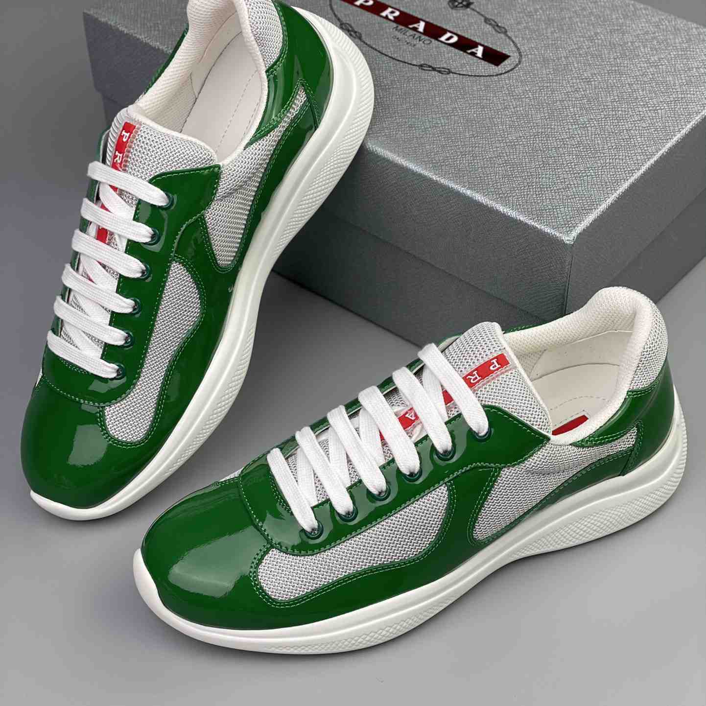 Prada Male America's Cup Sneaker  - EUR FASHION