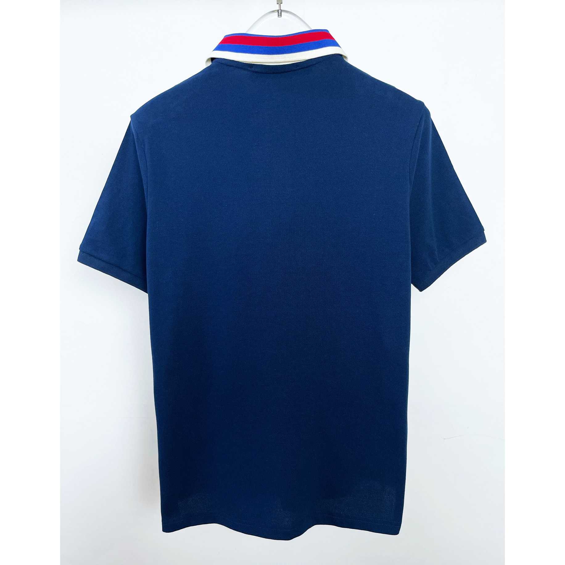 Gucci Cotton Piquet Polo With Web Collar - EUR FASHION