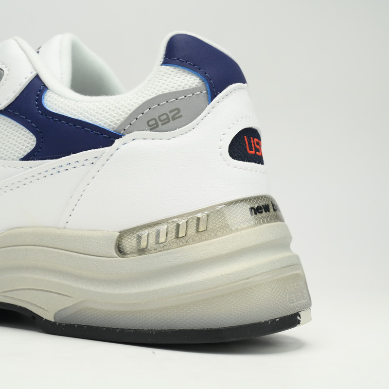 New Balance 992 White Blue Sneakers      M992EC  - EUR FASHION