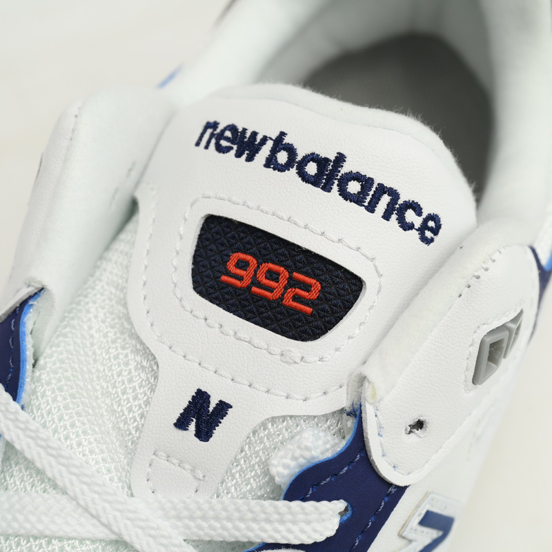 New Balance 992 White Blue Sneakers      M992EC  - EUR FASHION