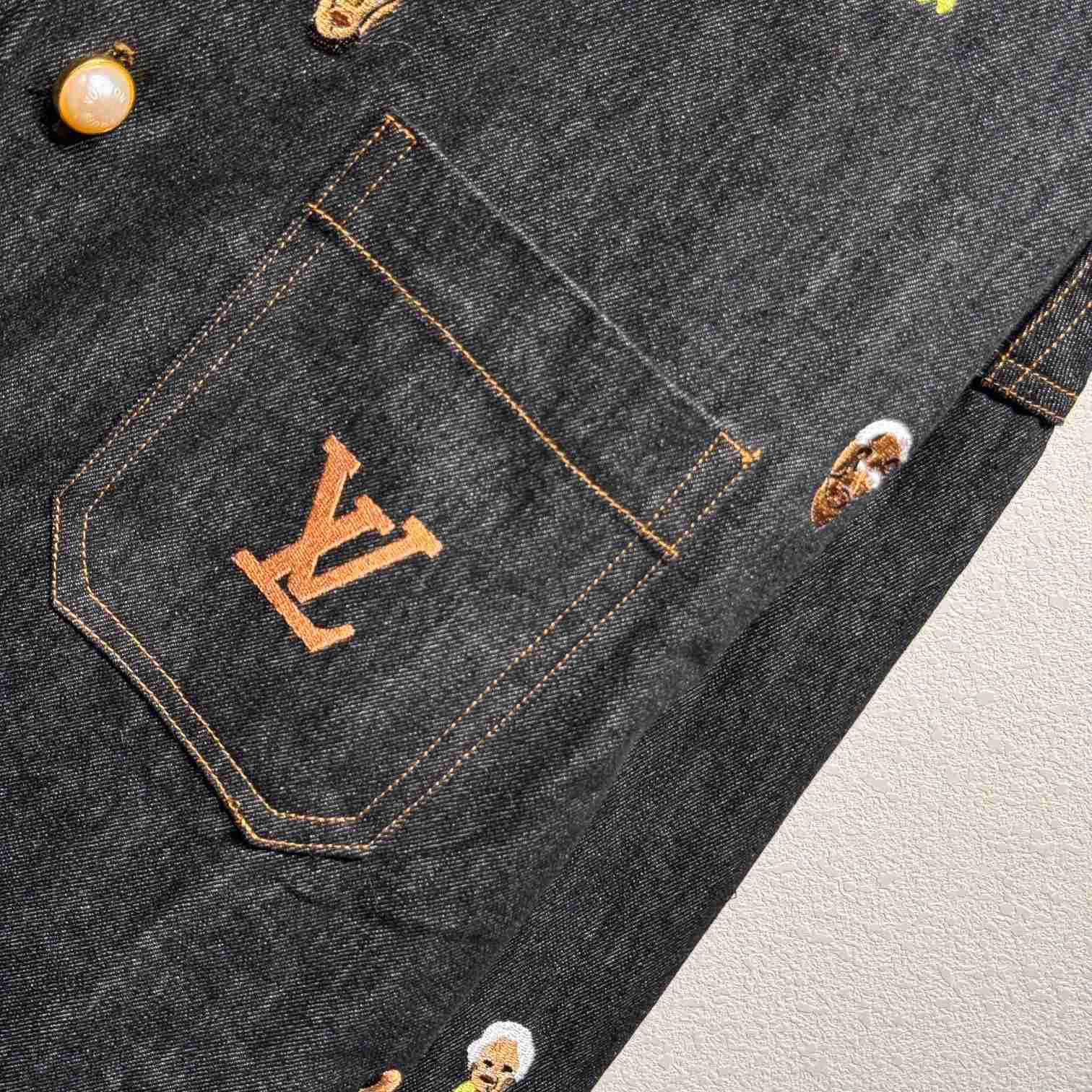 Louis Vuitton Embroidered Denim Overshirt    - EUR FASHION