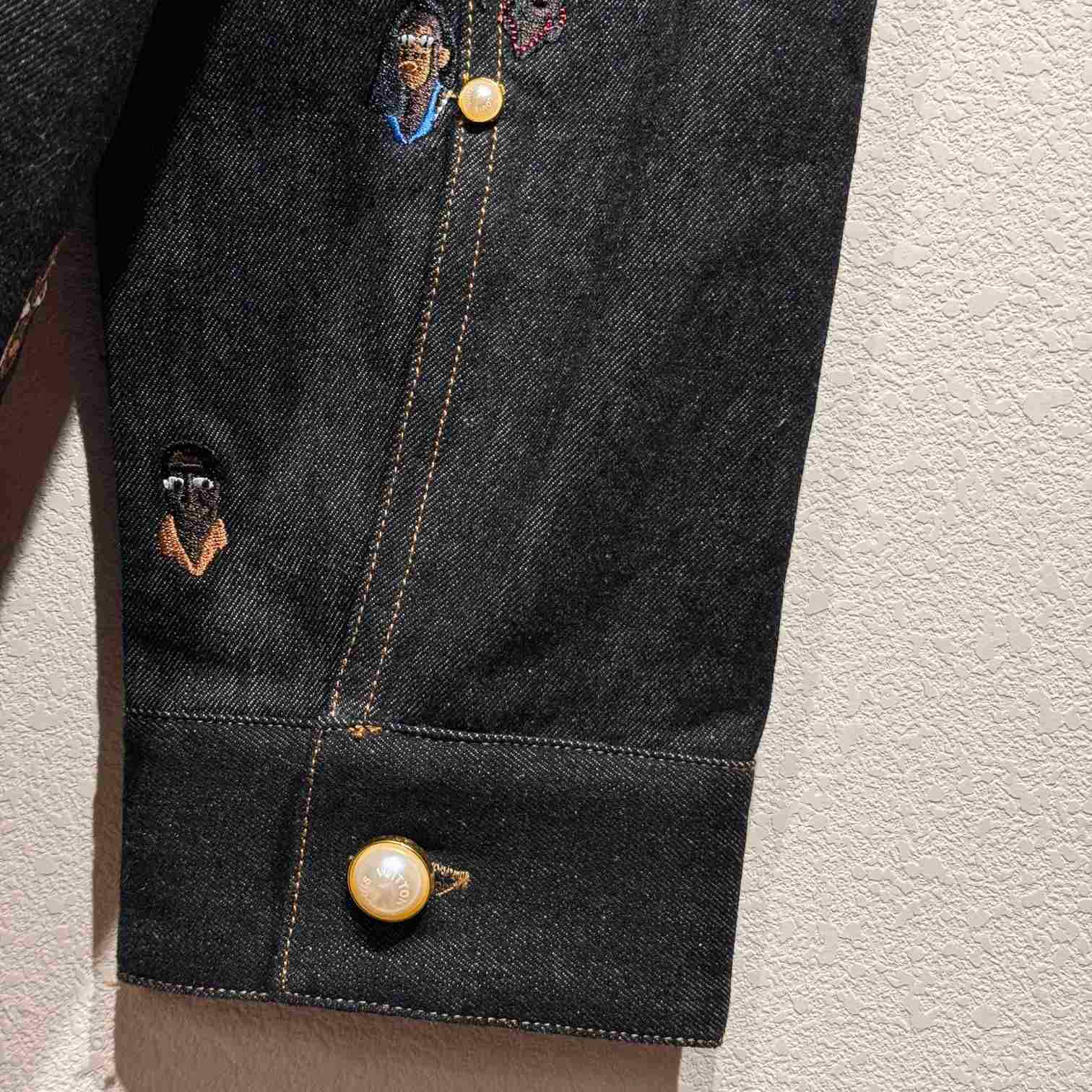 Louis Vuitton Embroidered Denim Overshirt    - EUR FASHION