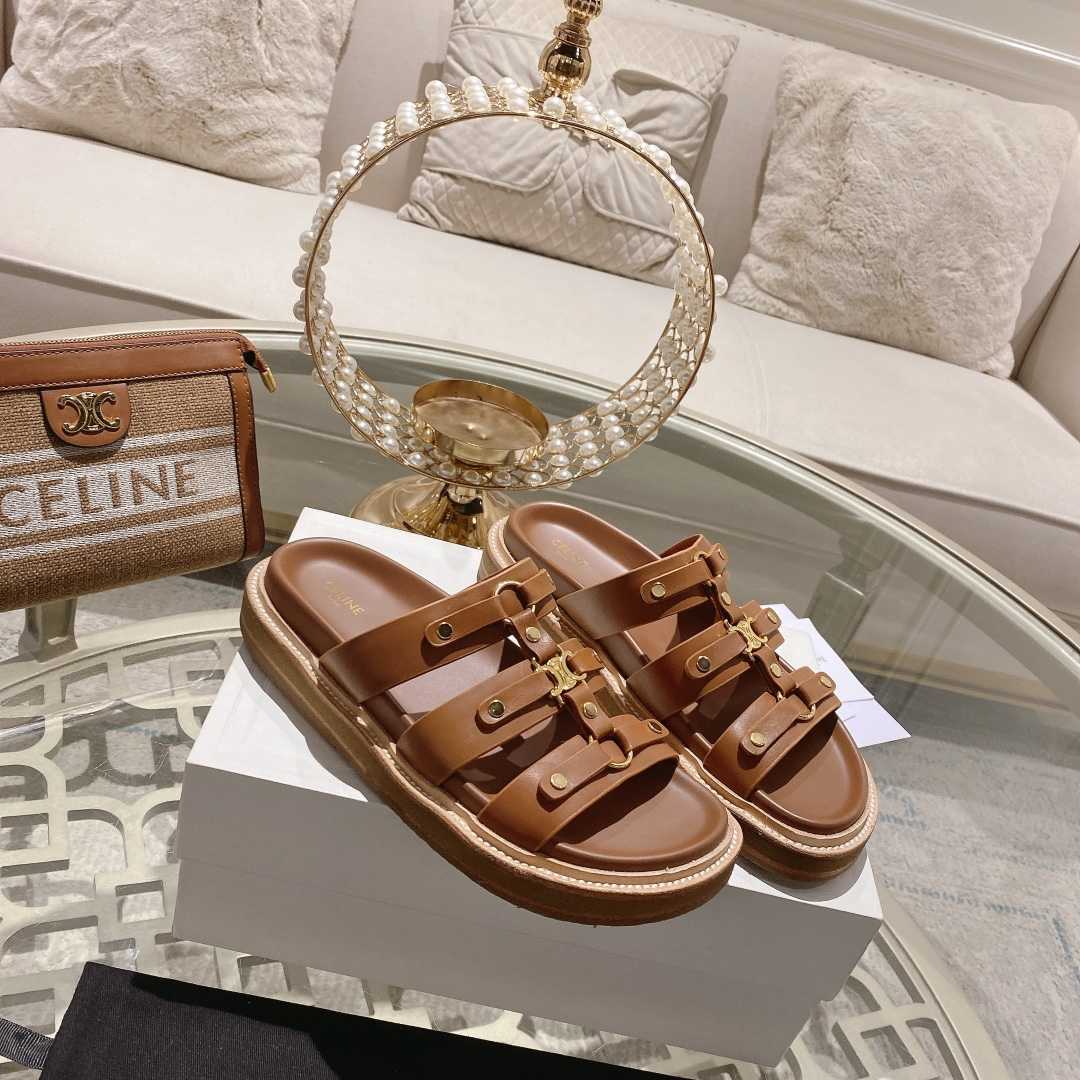 Celine Slides Tippi In Calfskin - EUR FASHION