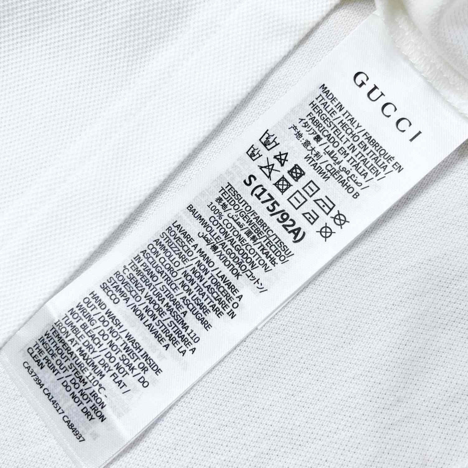 Gucci Cotton Piquet Polo T-shirt With Embroidery - EUR FASHION