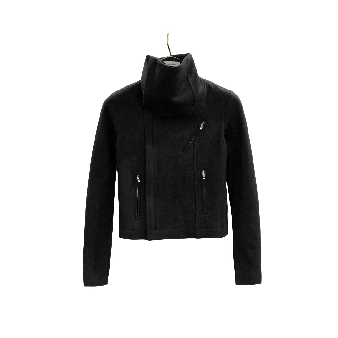 Rick Owens Zipped Virgin Wool Jacket - EUR FASHION