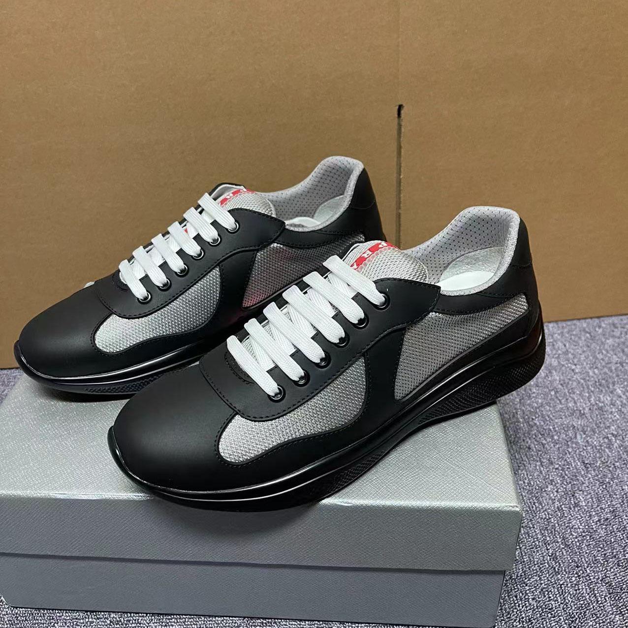Prada America's Cup Soft Rubber And Bike Fabric Sneakers - EUR FASHION