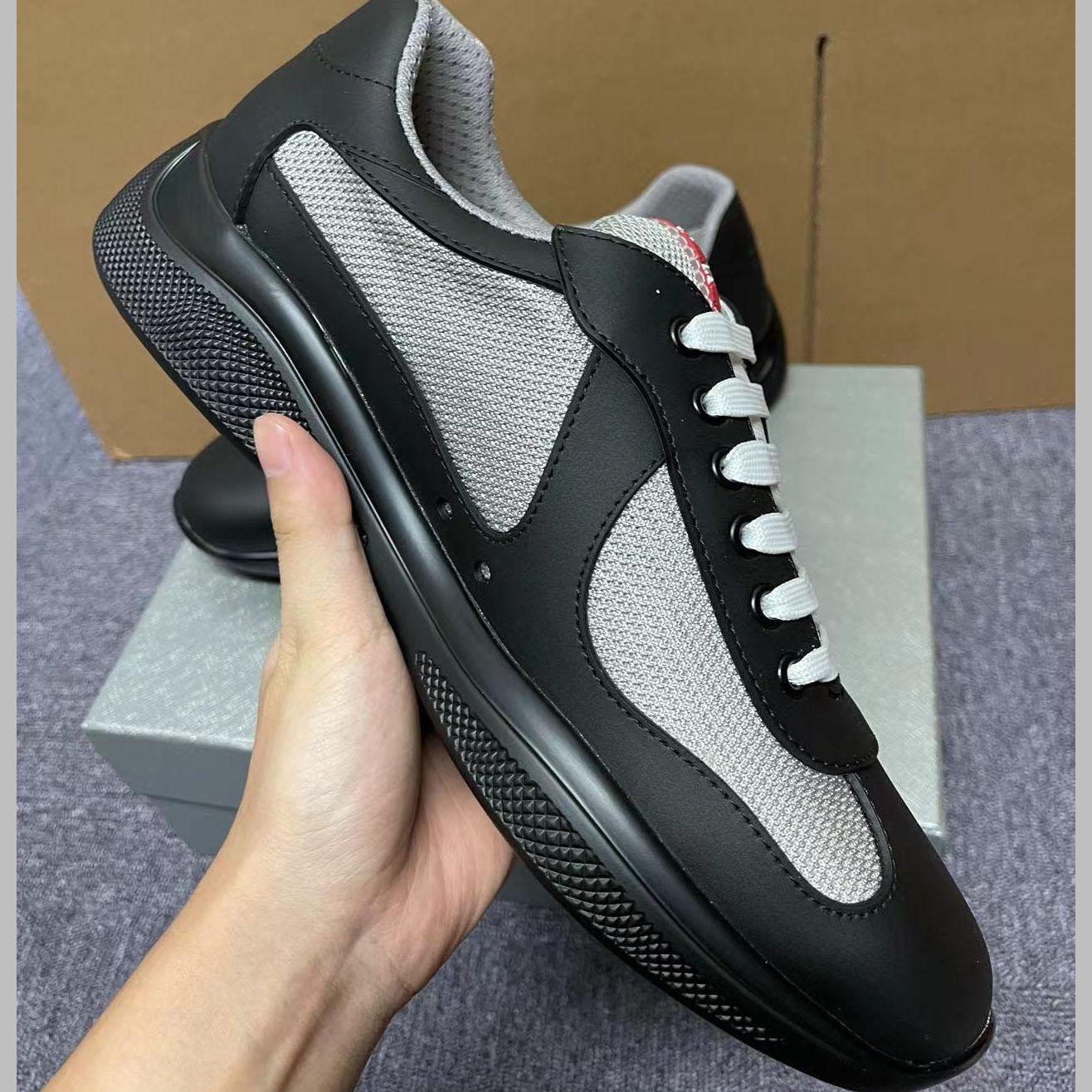 Prada America's Cup Soft Rubber And Bike Fabric Sneakers - EUR FASHION