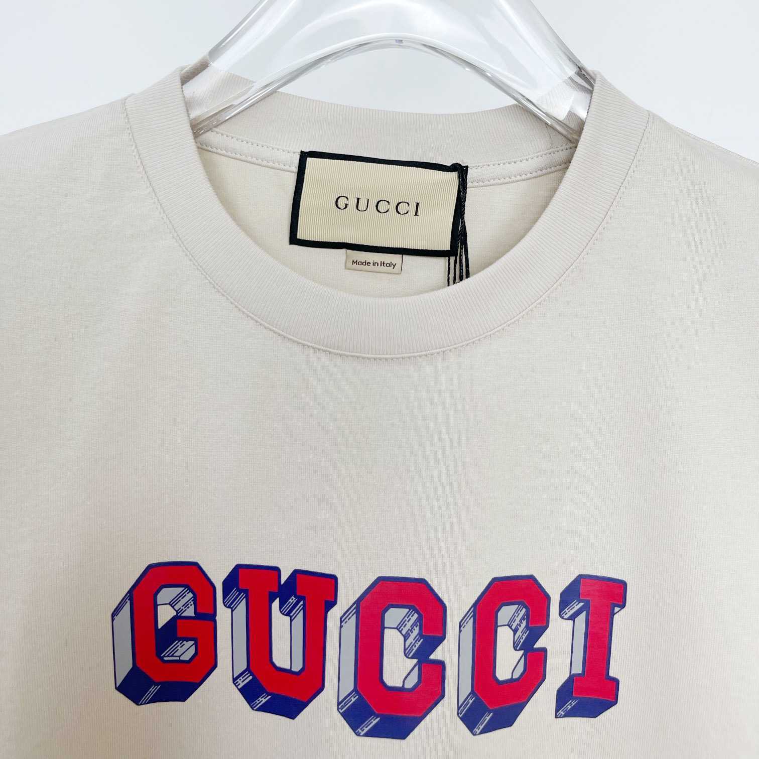 Gucci Logo-print Cotton T-shirt - EUR FASHION