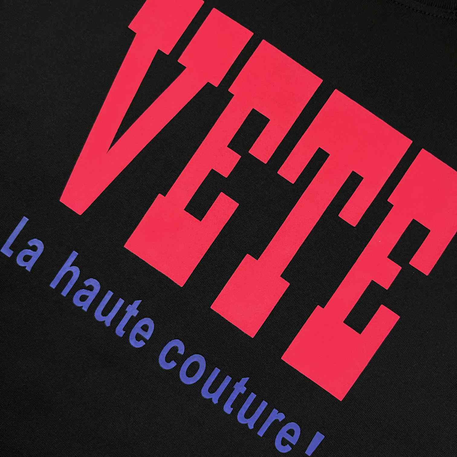 Vetements Black 'La Haute Couture' T-Shirt - EUR FASHION