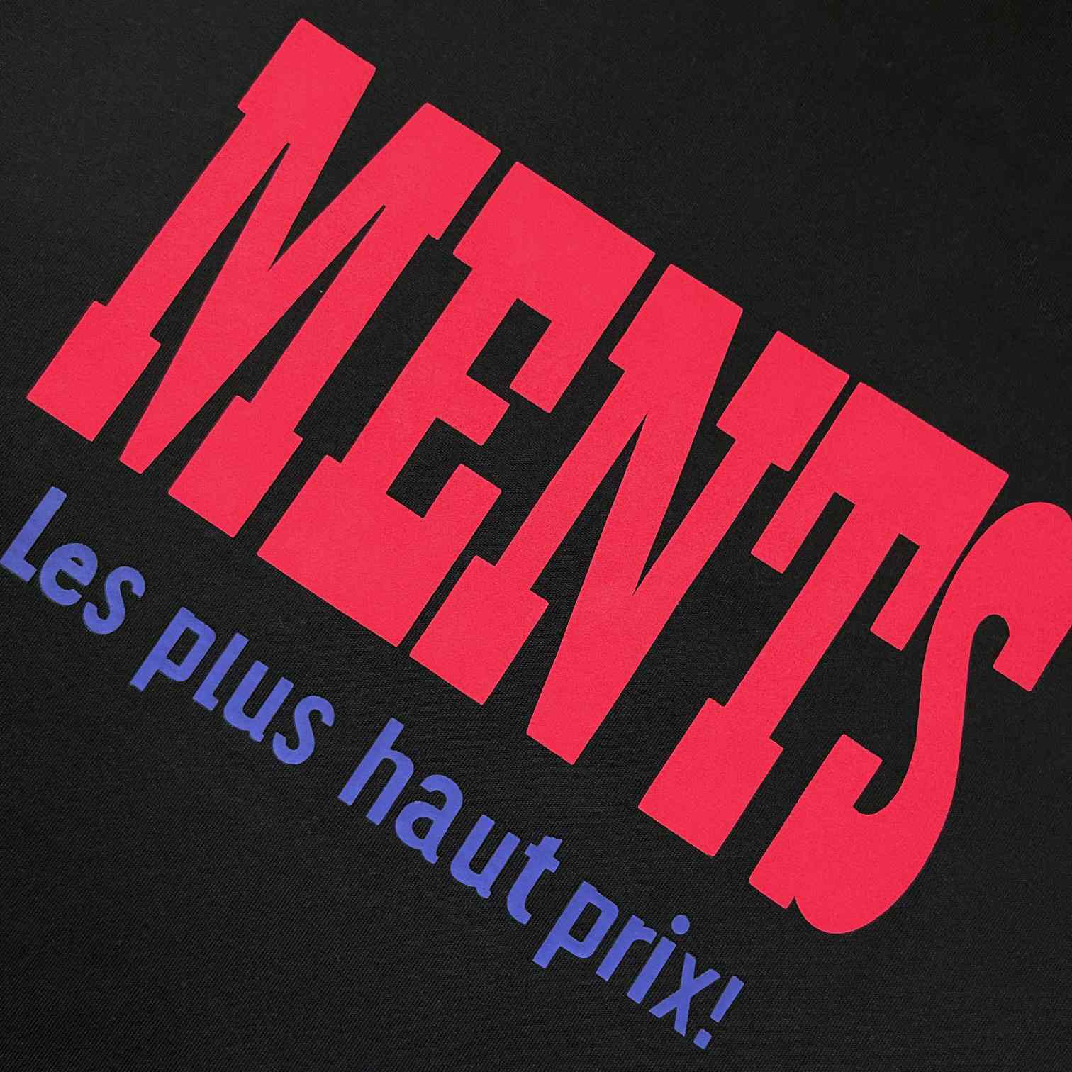 Vetements Black 'La Haute Couture' T-Shirt - EUR FASHION