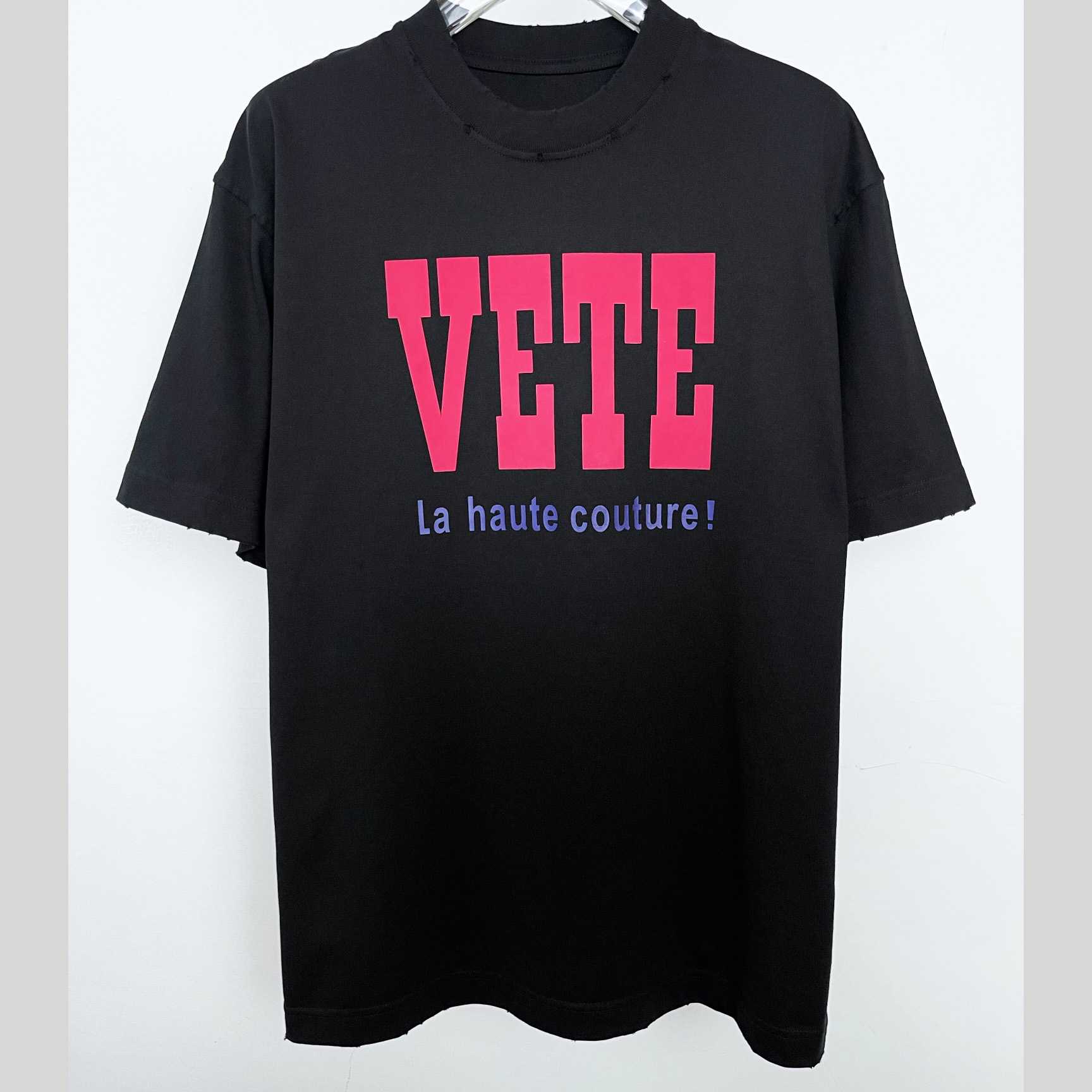 Vetements Black 'La Haute Couture' T-Shirt - EUR FASHION