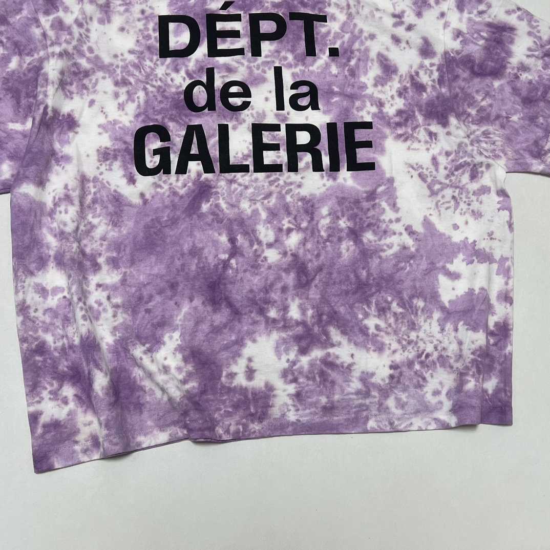 Gallery Dept. Tie-Dyed Logo-Print Cotton T-Shirt  - EUR FASHION