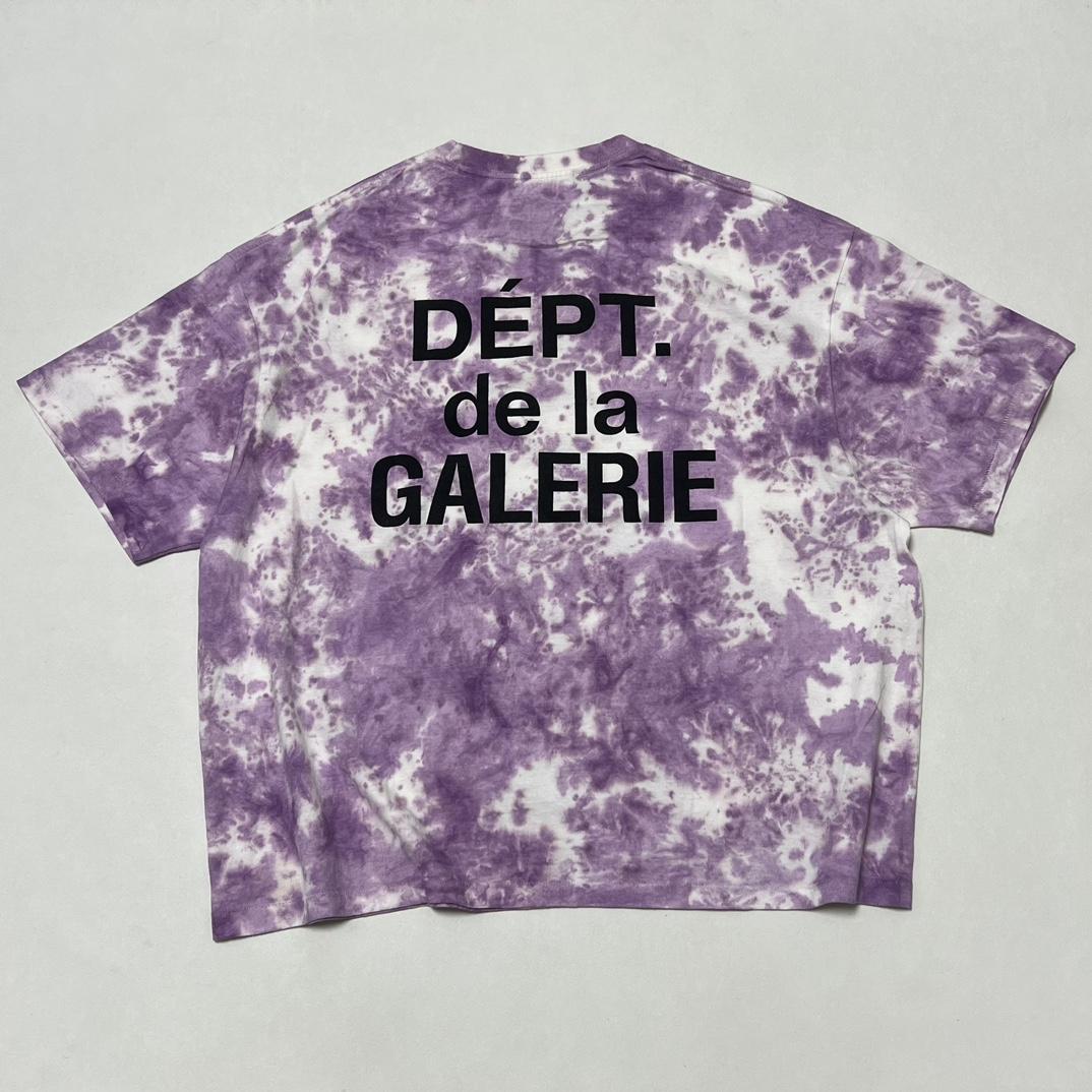 Gallery Dept. Tie-Dyed Logo-Print Cotton T-Shirt  - EUR FASHION