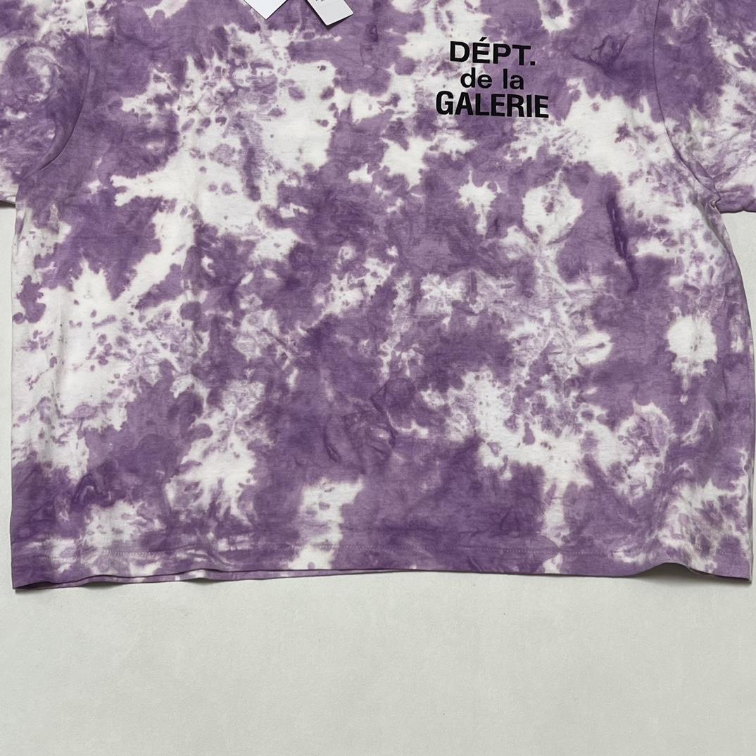 Gallery Dept. Tie-Dyed Logo-Print Cotton T-Shirt  - EUR FASHION