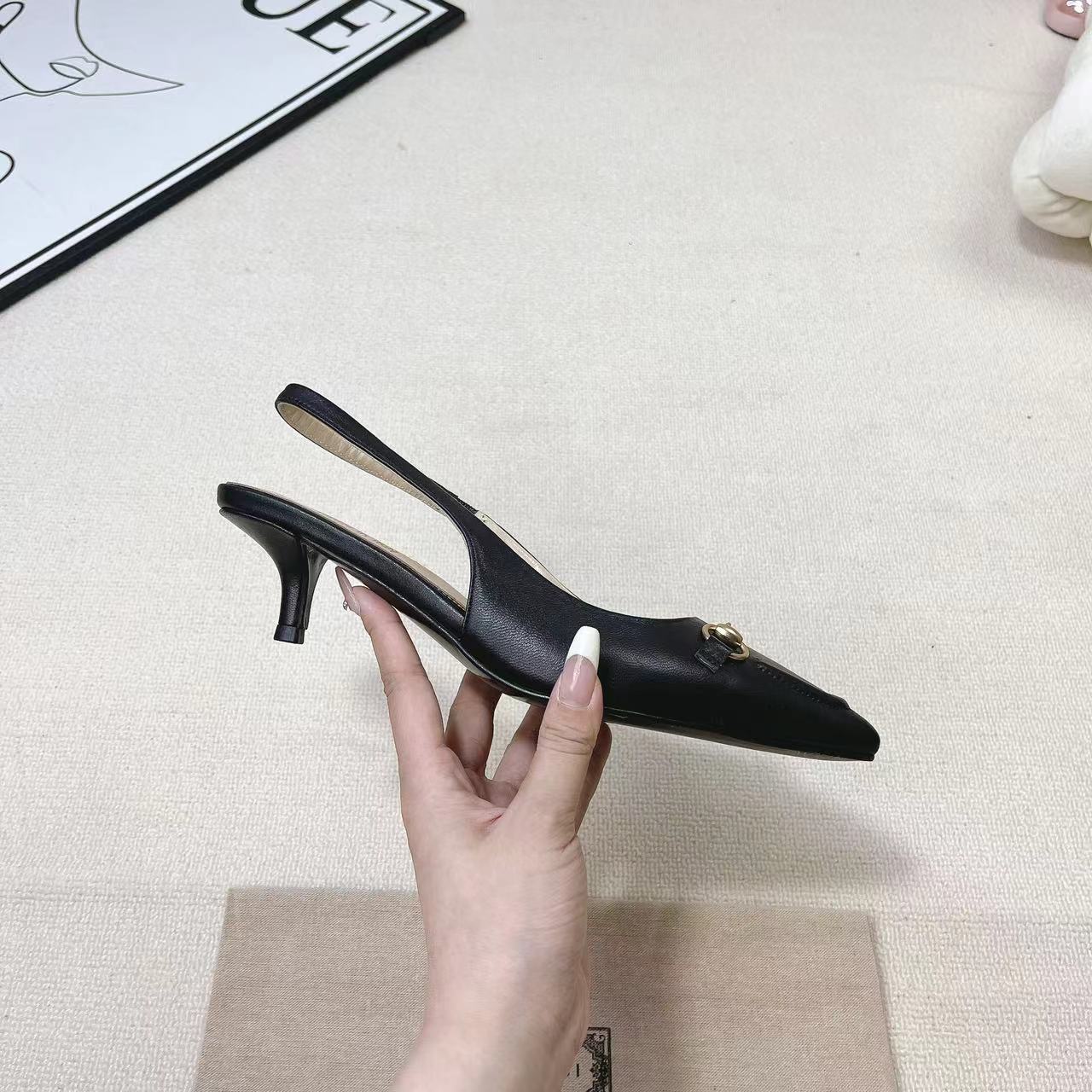 Gucci Women's Horsebit Slingback Pump - EUR FASHION