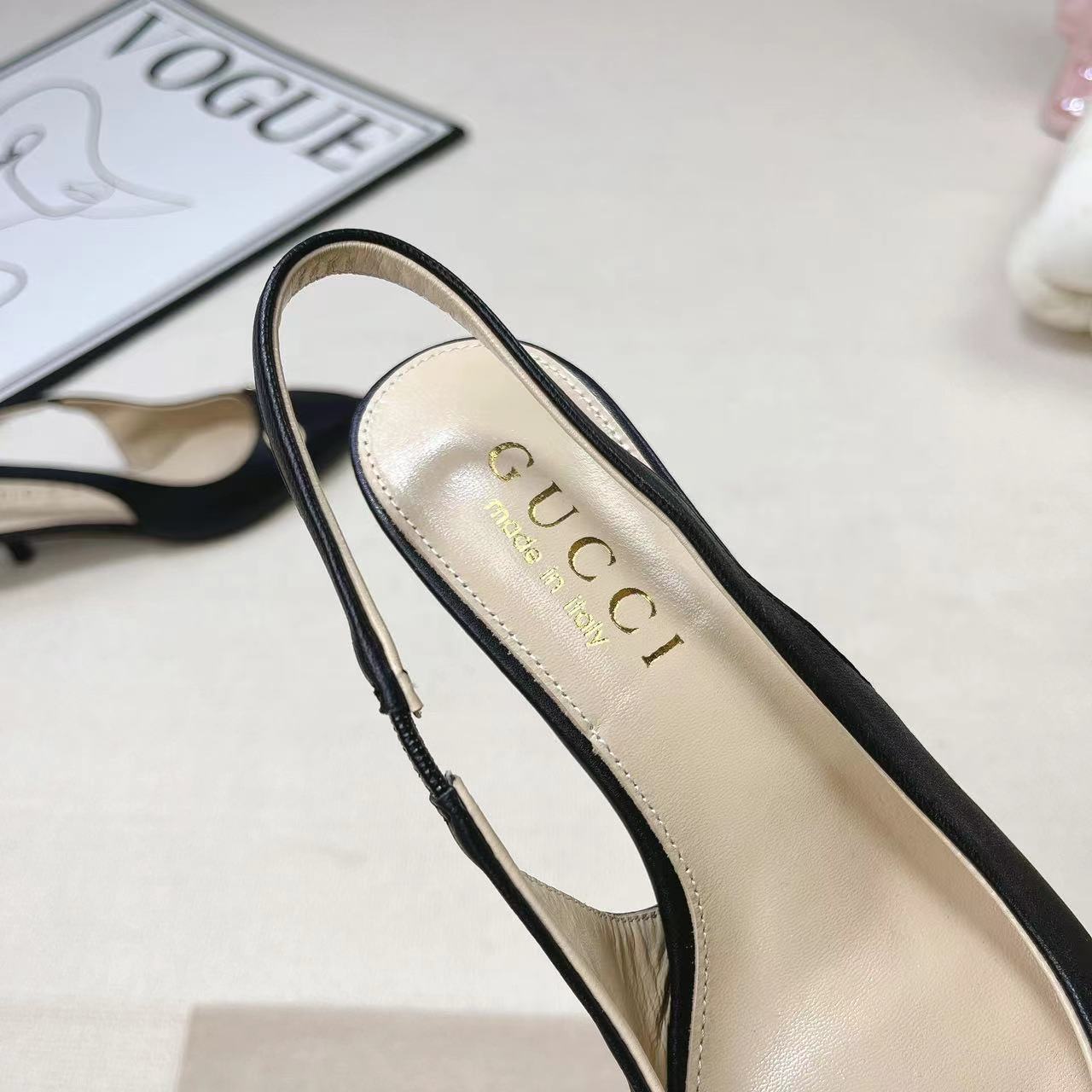 Gucci Women's Horsebit Slingback Pump - EUR FASHION