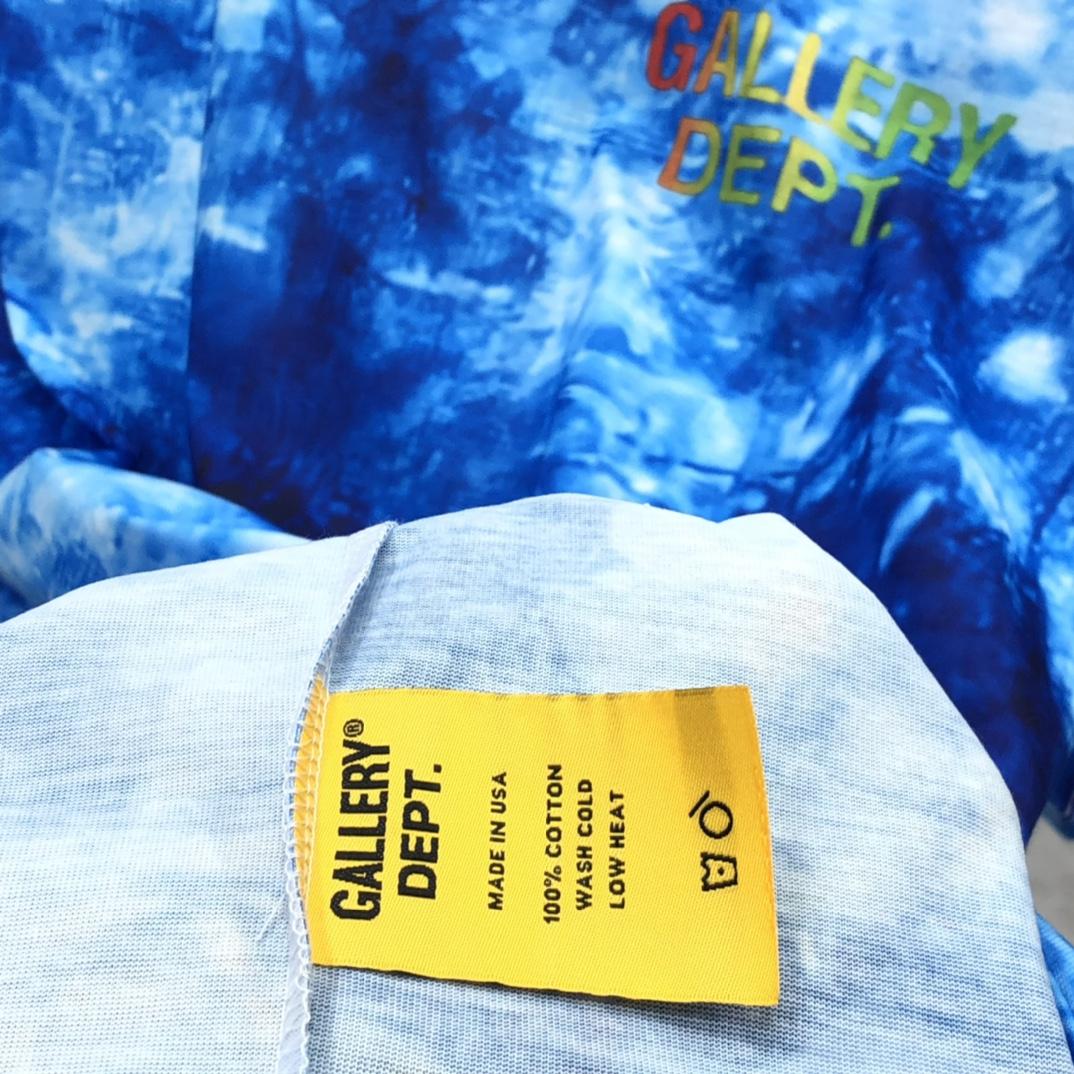 Gallery Dept. Tie-Dyed Logo-Print Cotton T-Shirt  - EUR FASHION