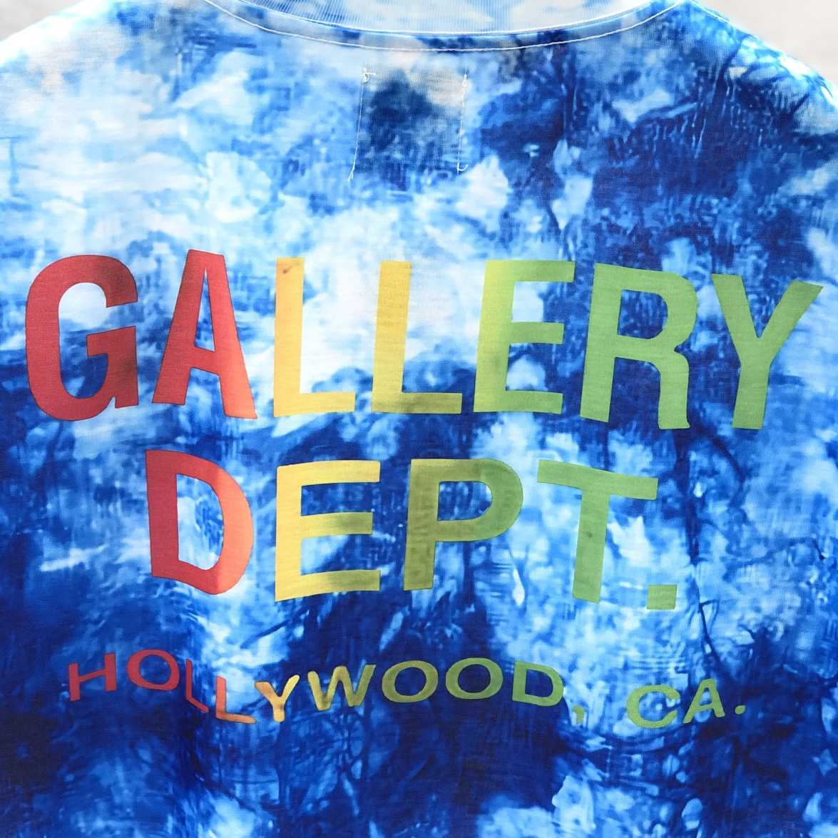 Gallery Dept. Tie-Dyed Logo-Print Cotton T-Shirt  - EUR FASHION