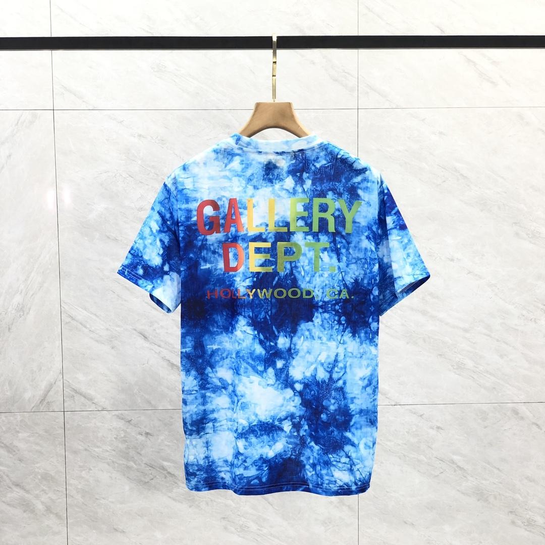 Gallery Dept. Tie-Dyed Logo-Print Cotton T-Shirt  - EUR FASHION