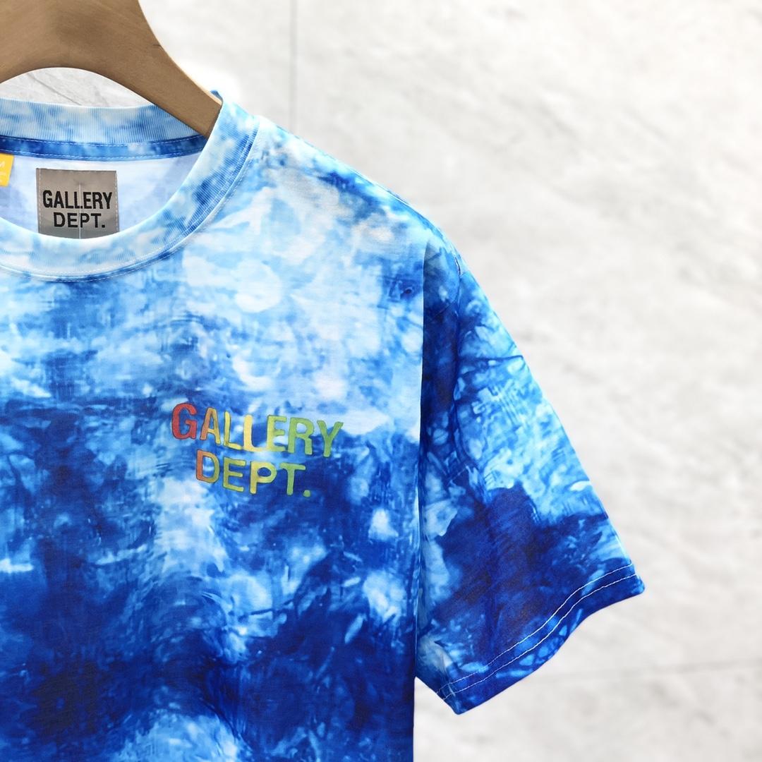 Gallery Dept. Tie-Dyed Logo-Print Cotton T-Shirt  - EUR FASHION