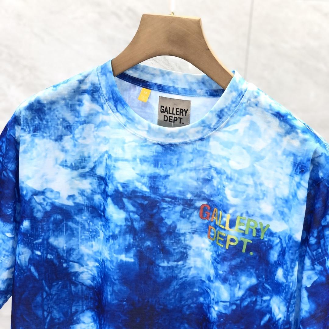 Gallery Dept. Tie-Dyed Logo-Print Cotton T-Shirt  - EUR FASHION