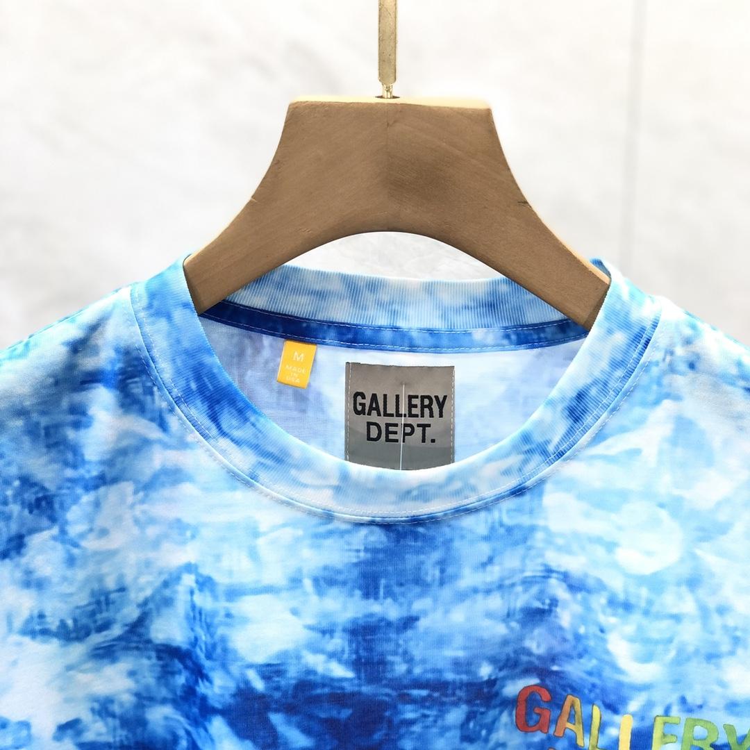 Gallery Dept. Tie-Dyed Logo-Print Cotton T-Shirt  - EUR FASHION