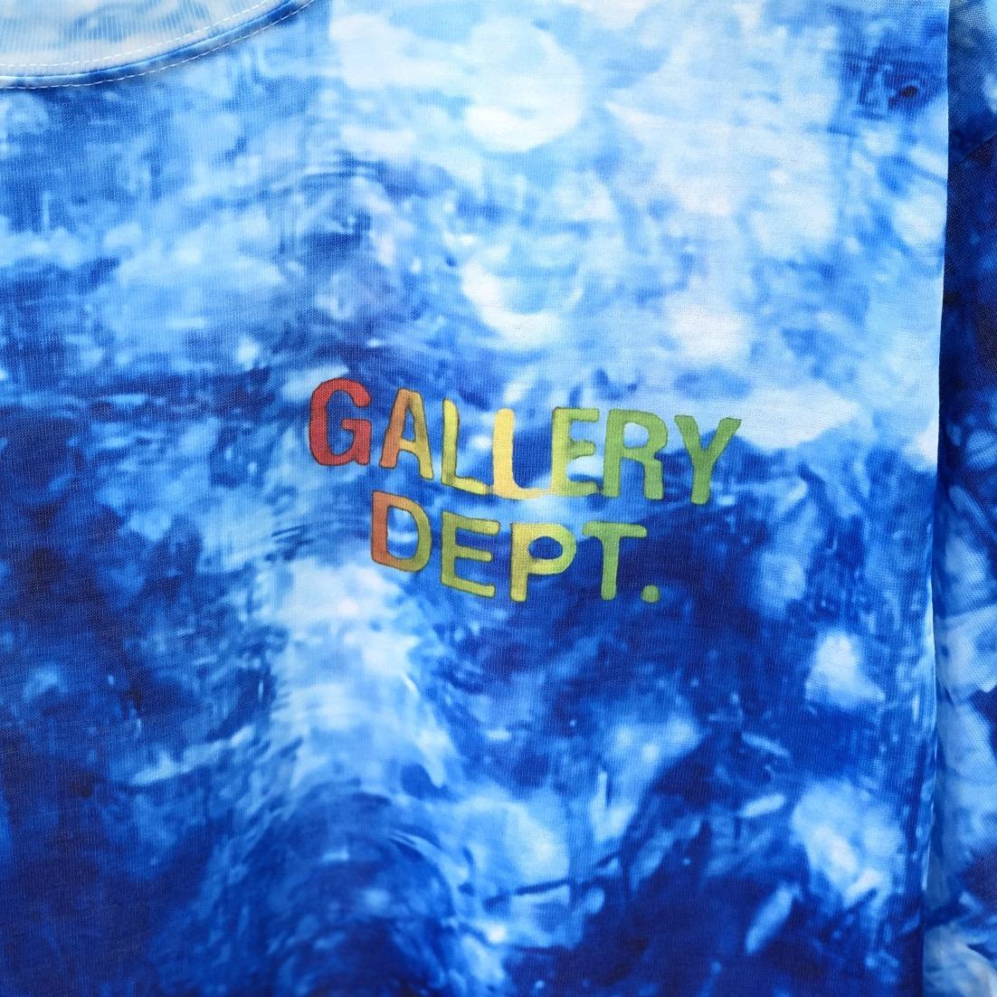 Gallery Dept. Tie-Dyed Logo-Print Cotton T-Shirt  - EUR FASHION